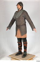  Photos Medieval Knight in mail armor 9 Medieval soldier a poses cloth gambeson whole body 0002.jpg